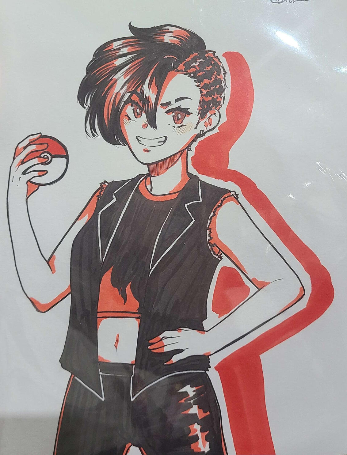 ink commission - AX Chibi '24