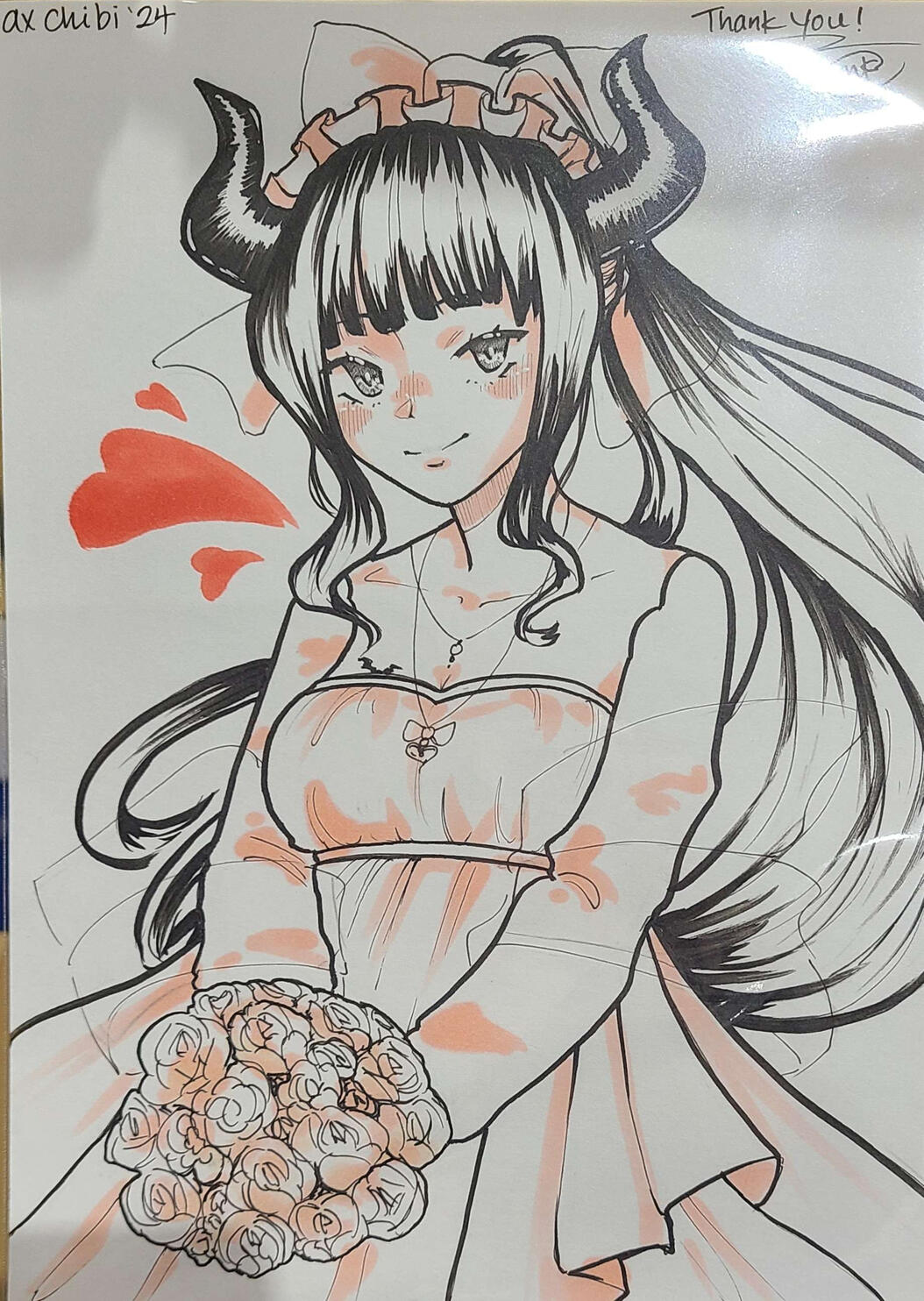 ink commission - AX Chibi '24