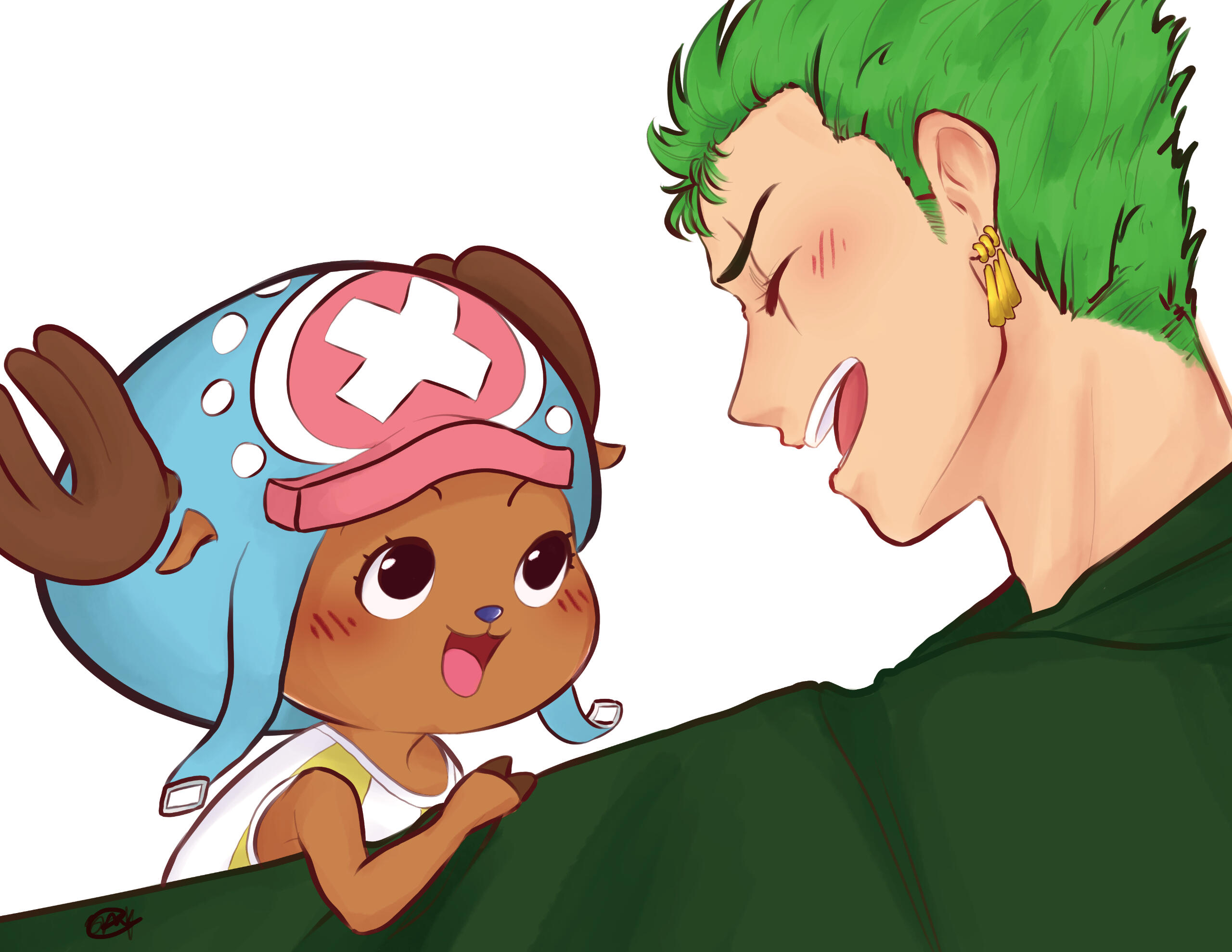 [1/2024] chopper &amp; zoro (one piece)